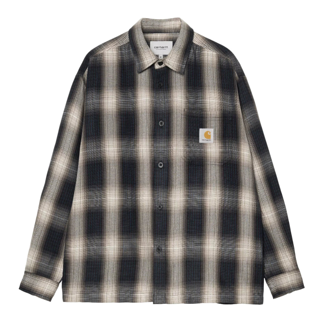 Carhartt WIP L/S Harlin Check Shirt Jupiter - Merchant Menswear