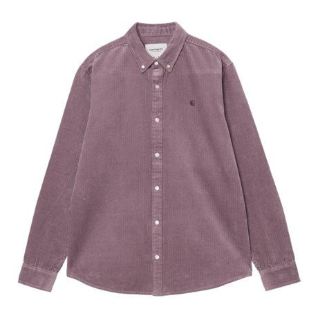 Carhartt WIP L/S Madison Cord Shirt Phlox - Merchant Menswear