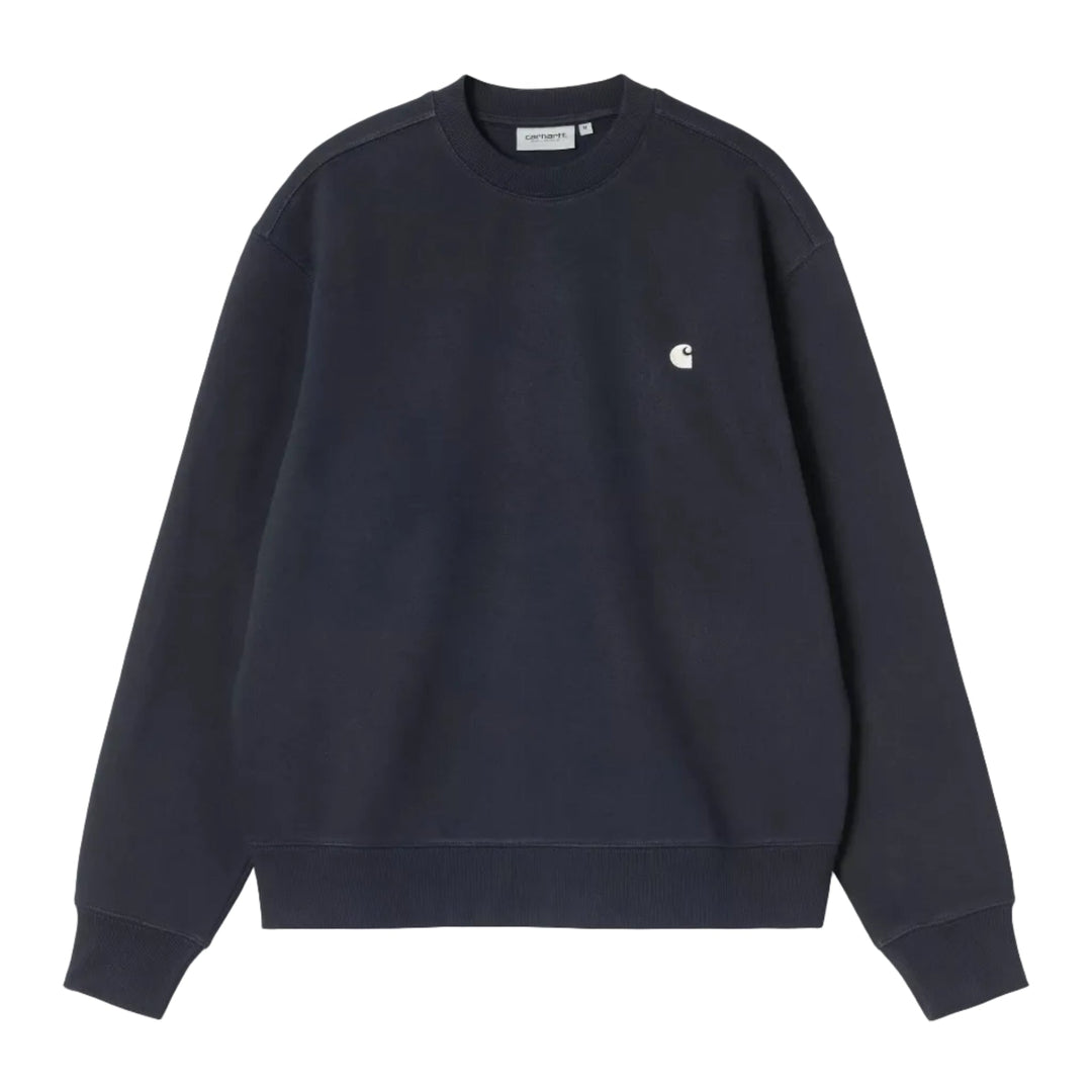 Carhartt WIP Mack Sweatshirt Dark Navy/Wax - Merchant Menswear