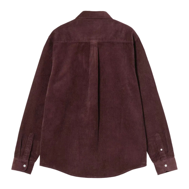 Carhartt WIP Madison Corduroy Shirt Amarone - Merchant Menswear