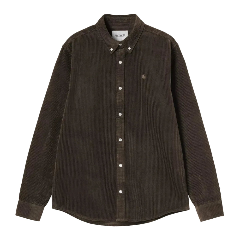 Carhartt WIP Madison Corduroy Shirt Tobacco - Merchant Menswear