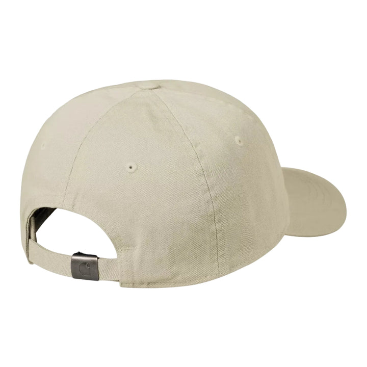 Carhartt WIP Madison Logo Twill Cap Stone/White - Merchant Menswear