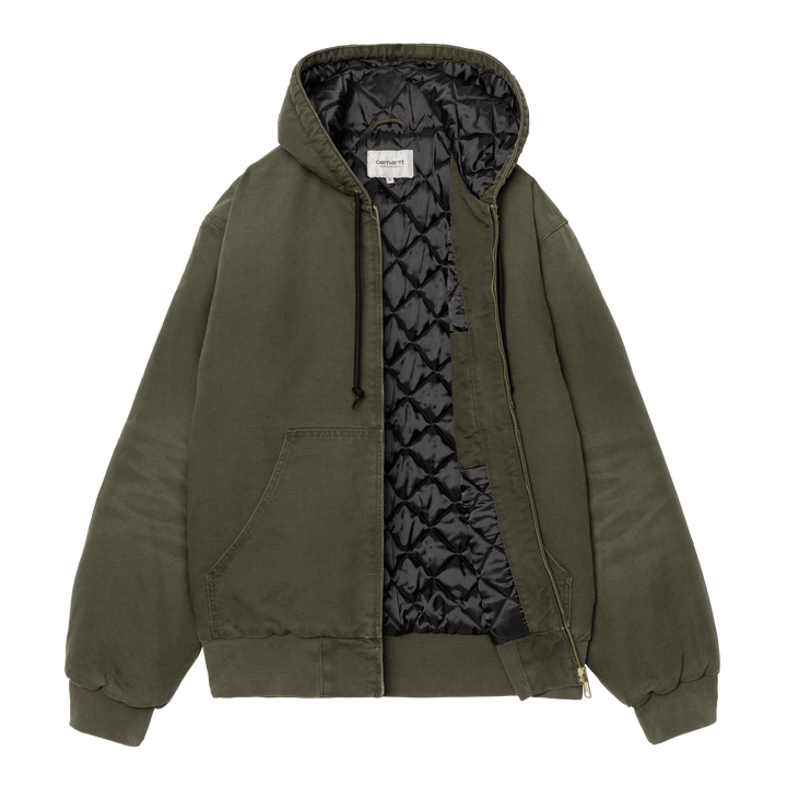 Carhartt WIP OG Active Jacket Dearborn Canvas Olive Stone - Merchant Menswear