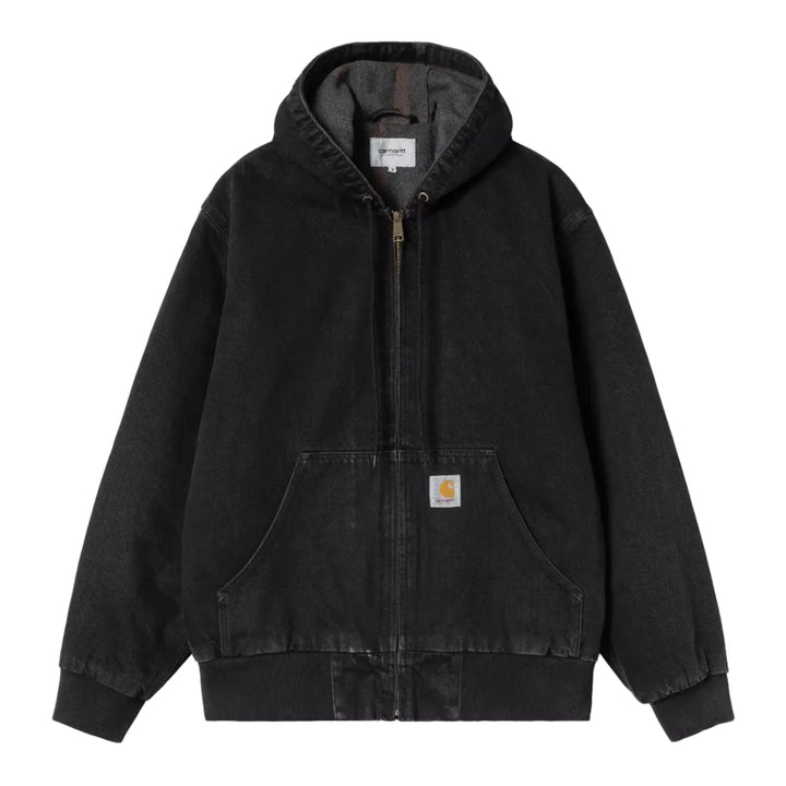Carhartt WIP OG Active Jacket Smith Denim Black Stone Washed - Merchant Menswear