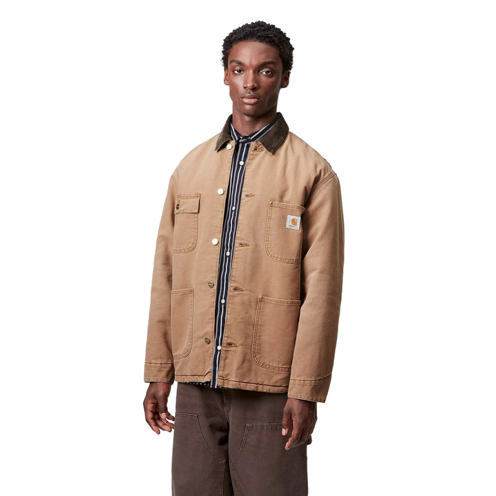 Carhartt WIP OG Chore Coat Dearborn Canvas Hamilton Brown / Tobacco Stone - Merchant Menswear