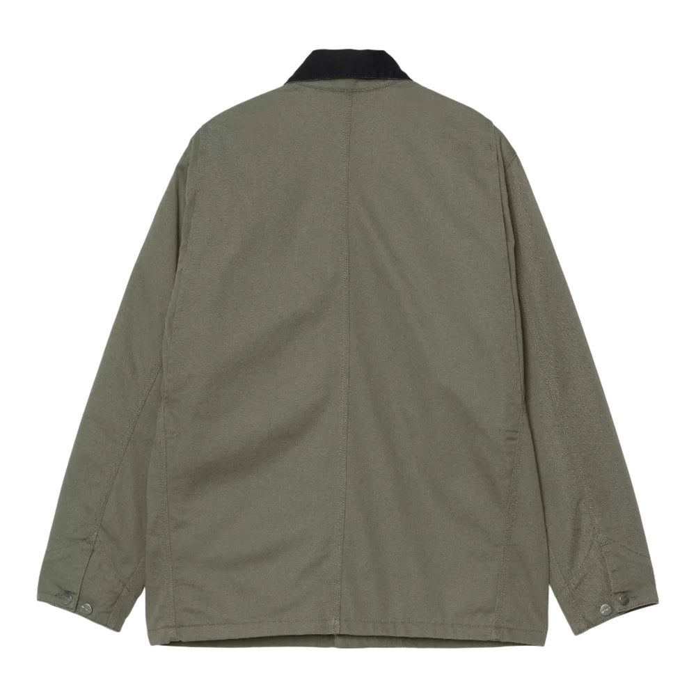 Carhartt WIP OG Chore Coat Moraga Twill Leaf/Black Rinsed - Merchant Menswear