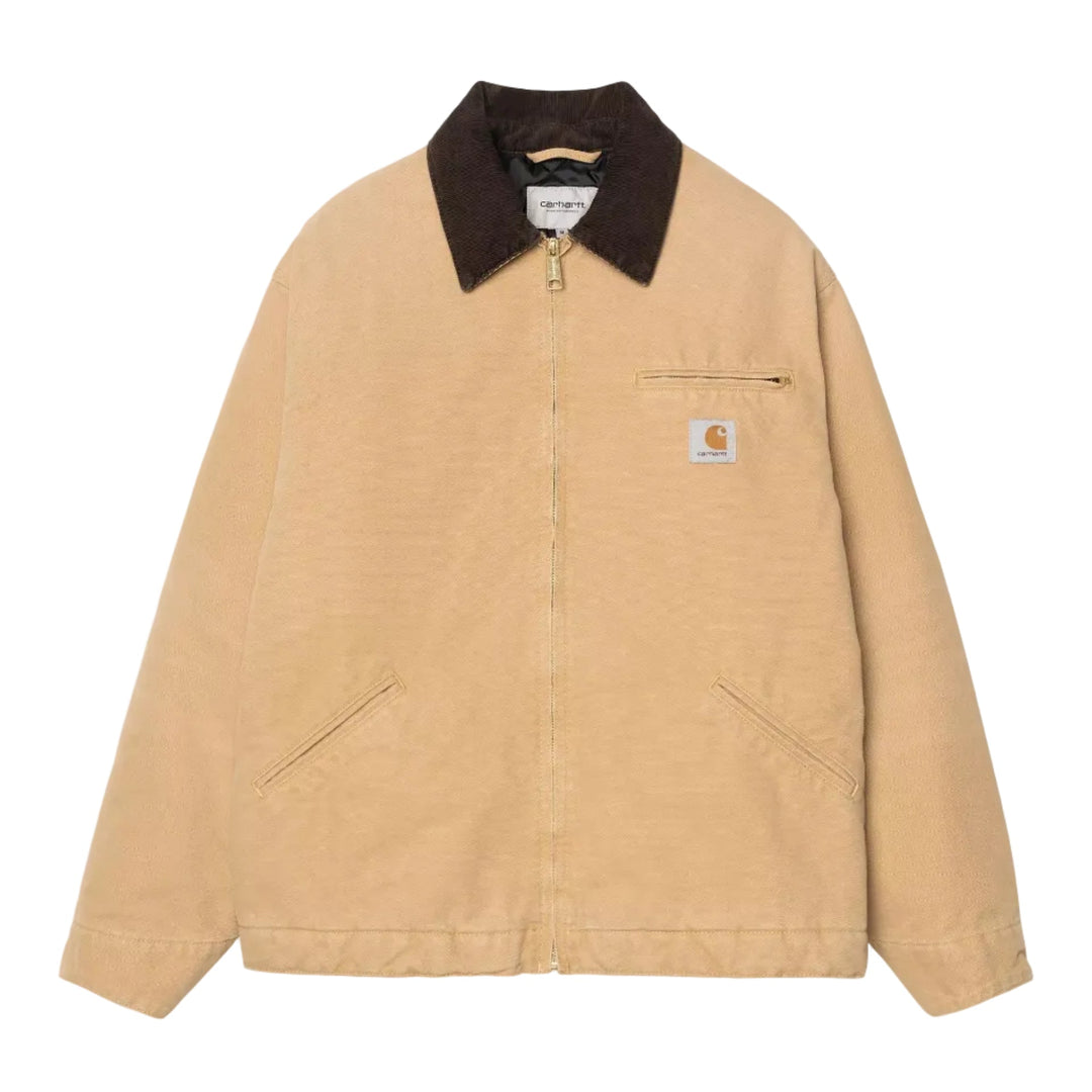 Carhartt WIP OG Detroit Jacket Dearborn Canvas Dusty Hamilton Brown/Tobacco Stone - Merchant Menswear