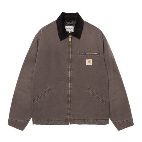 Carhartt WIP OG Detroit Jacket Dearborn Canvas Tobacco / Black Stone - Merchant Menswear