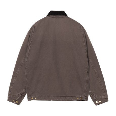 Carhartt WIP OG Detroit Jacket Dearborn Canvas Tobacco / Black Stone - Merchant Menswear