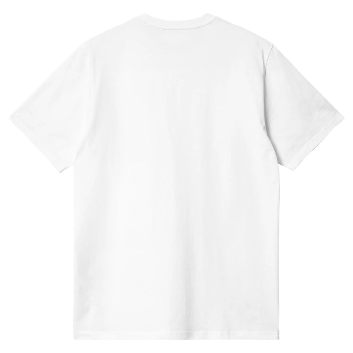 Carhartt WIP Pocket Heart T-Shirt White / Red - Merchant Menswear