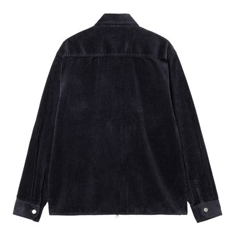Carhartt WIP Reynold Cord Shirt Jacket Dark Navy Rinsed - Merchant Menswear
