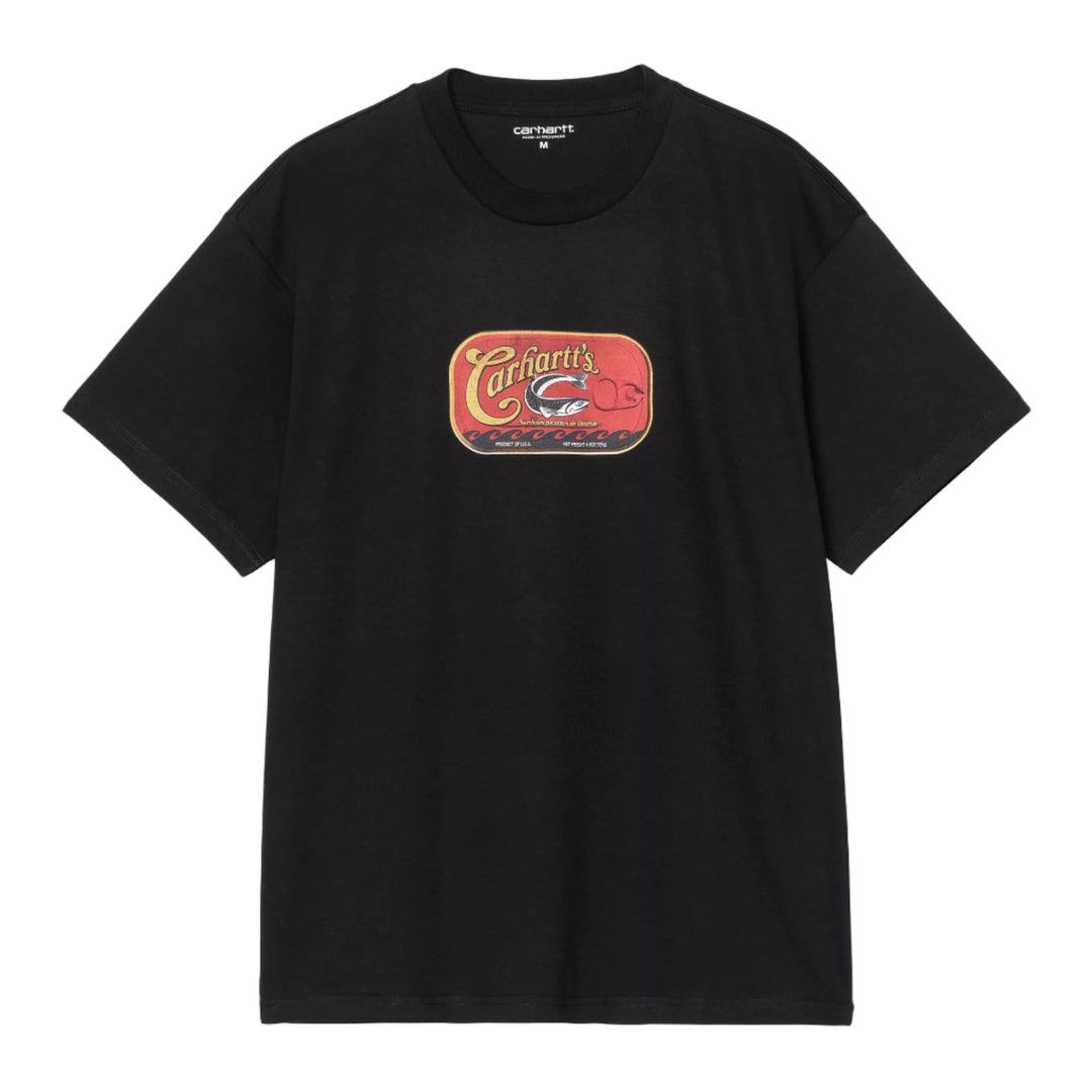 Carhartt WIP Sardinas T-Shirt Black - Merchant Menswear