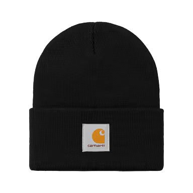 Carhartt WIP Short Watch Hat Black - Merchant Menswear