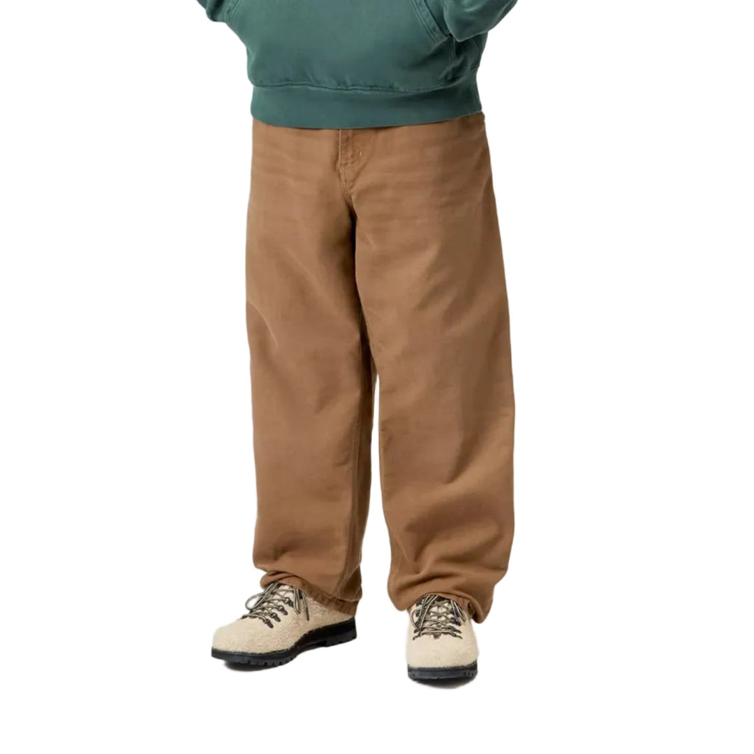 Carhartt WIP Single Knee Pant Dearborn Canvas Hamilton Brown/Stone - Merchant Menswear