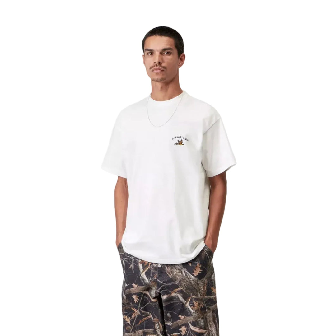 Carhartt WIP S/S Animated Ducks T-Shirt White - Merchant Menswear