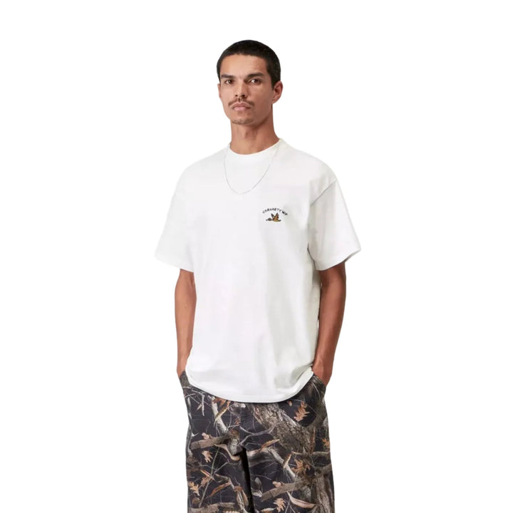 Carhartt WIP S/S Animated Ducks T-Shirt White - Merchant Menswear