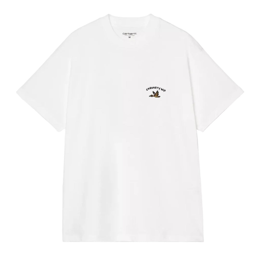 Carhartt WIP S/S Animated Ducks T-Shirt White - Merchant Menswear
