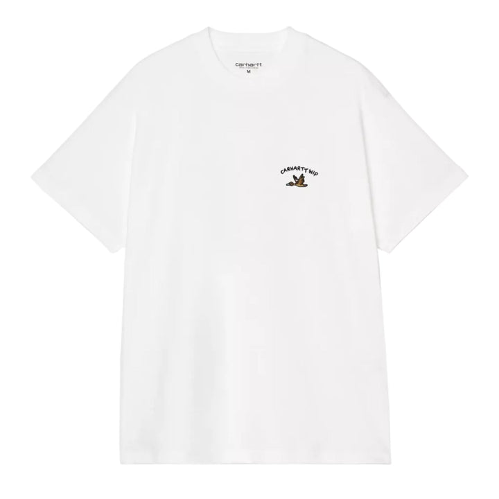Carhartt WIP S/S Animated Ducks T-Shirt White - Merchant Menswear