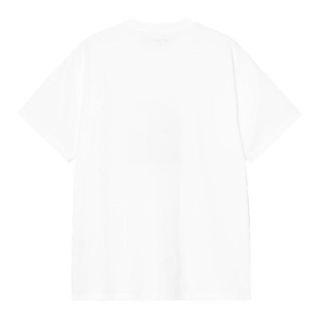 Carhartt WIP S/S Beaker T-Shirt White - Merchant Menswear