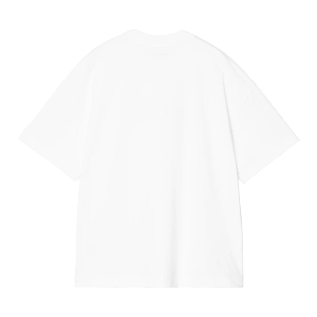 Carhartt WIP S/S Deconstructed Label T-Shirt White - Merchant Menswear