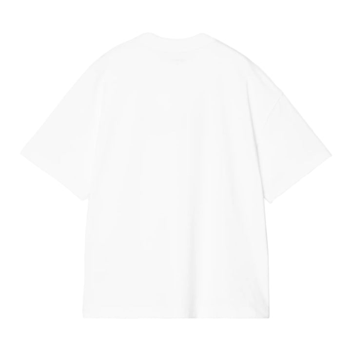 Carhartt WIP S/S Deconstructed Label T-Shirt White - Merchant Menswear