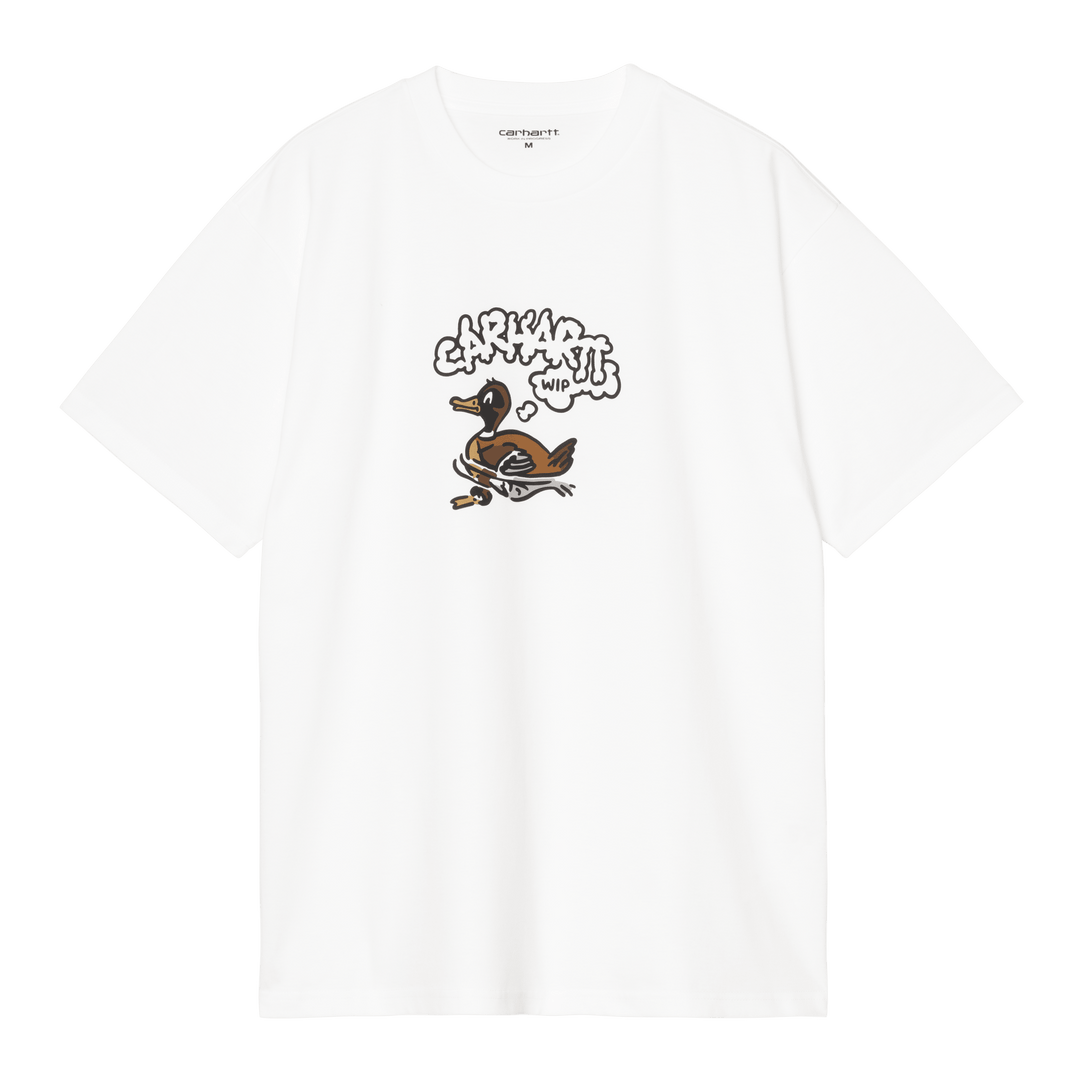 Carhartt WIP S/S Duck Tee White - Merchant Menswear