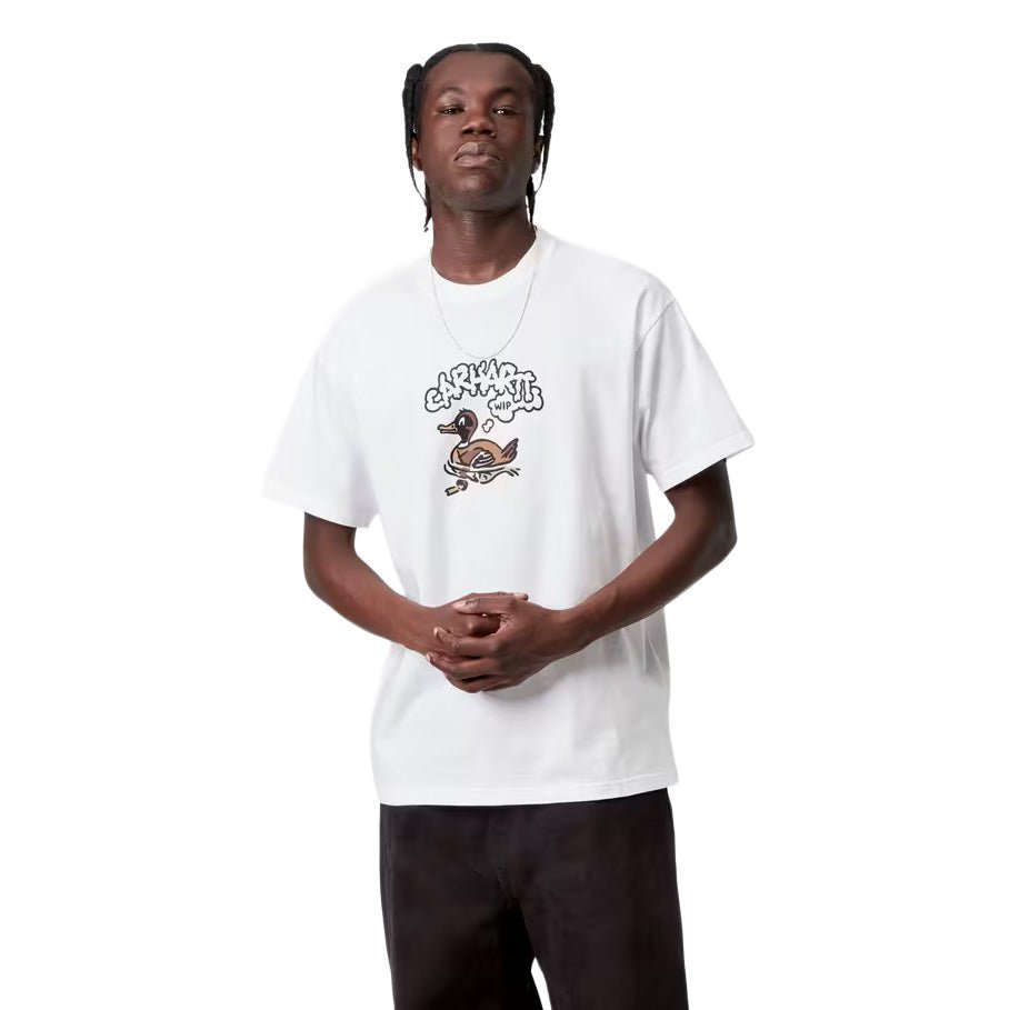 Carhartt WIP S/S Duck Tee White - Merchant Menswear