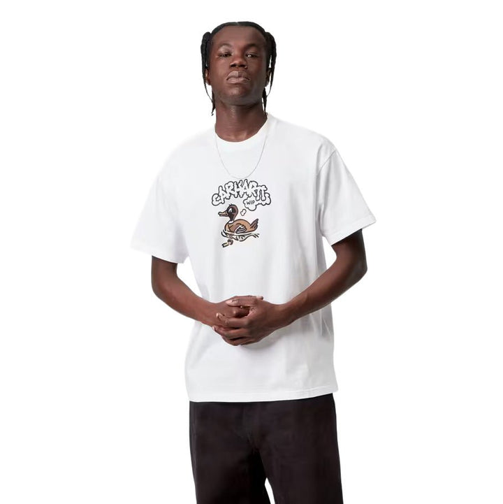 Carhartt WIP S/S Duck Tee White - Merchant Menswear