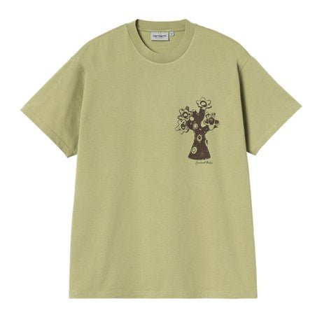 Carhartt WIP S/S Forma Tee Gentle Green Stone Wash - Merchant Menswear