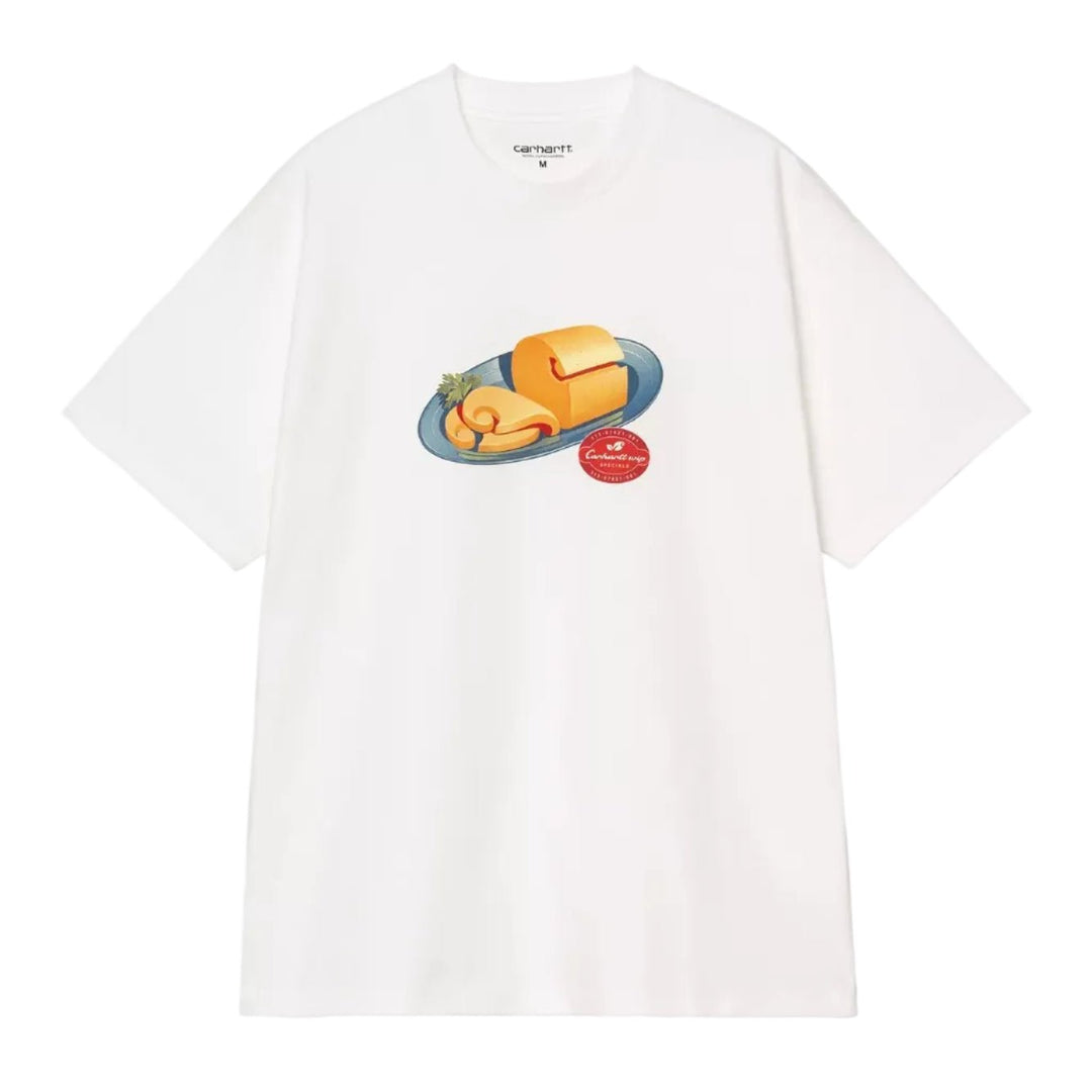 Carhartt WIP S/S Fromage T-Shirt White - Merchant Menswear