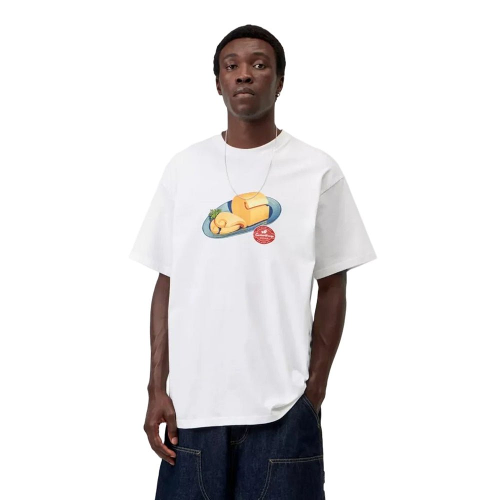 Carhartt WIP S/S Fromage T-Shirt White - Merchant Menswear