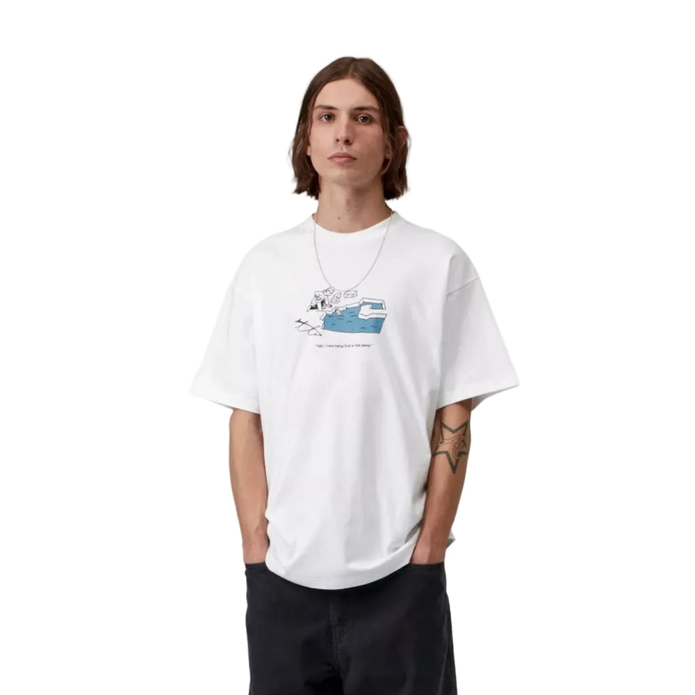 Carhartt WIP S/S Ice Fishing T-Shirt White - Merchant Menswear