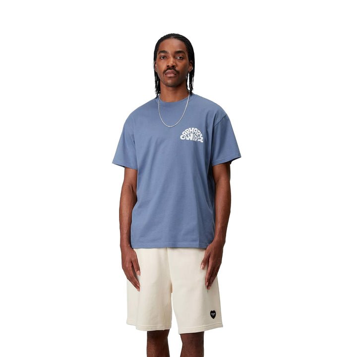 Carhartt WIP S/S Jazzy T-Shirt Blue Iris - Merchant Menswear