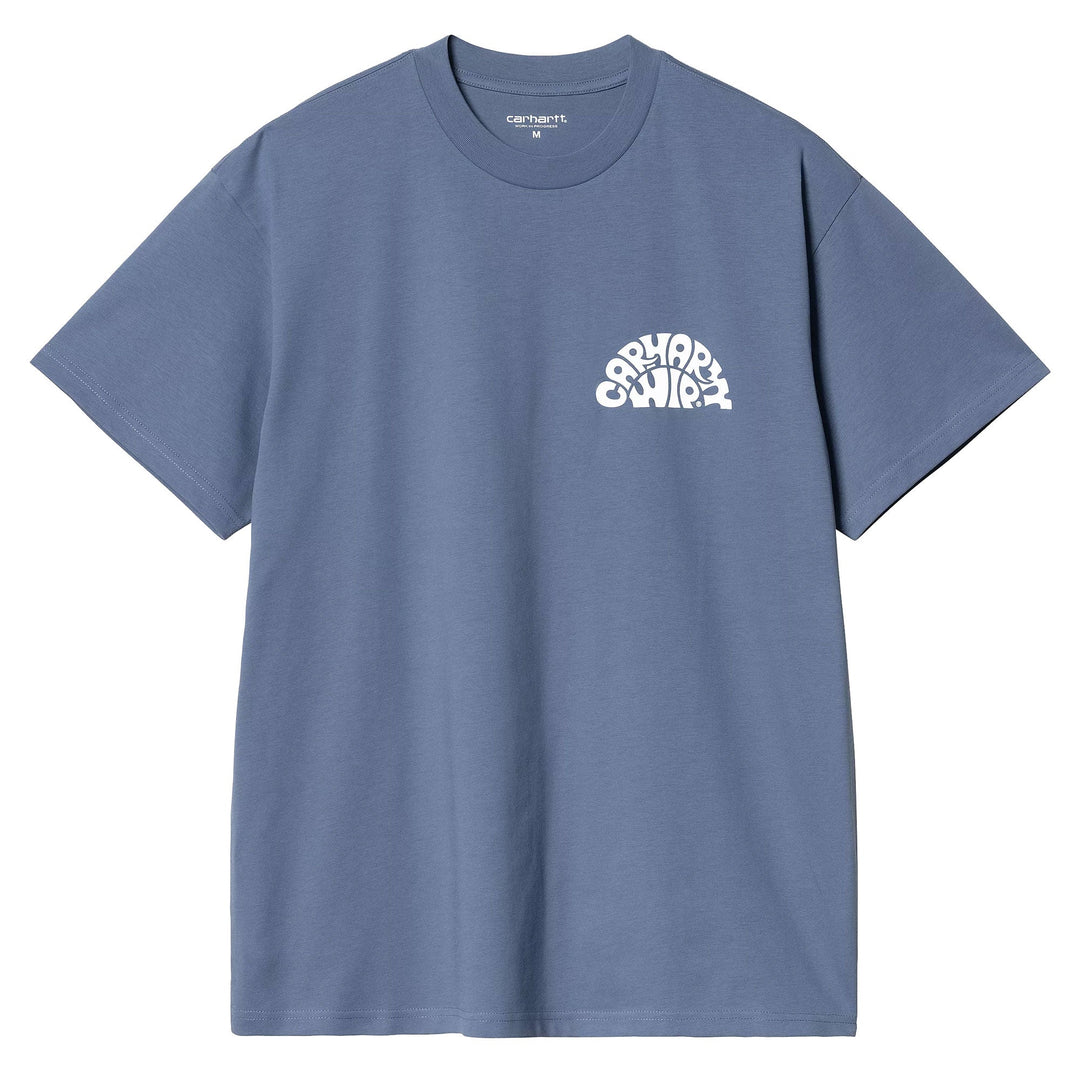 Carhartt WIP S/S Jazzy T-Shirt Blue Iris - Merchant Menswear