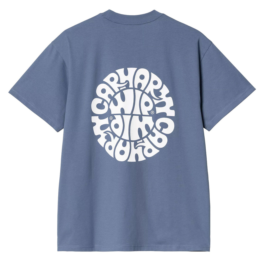 Carhartt WIP S/S Jazzy T-Shirt Blue Iris - Merchant Menswear