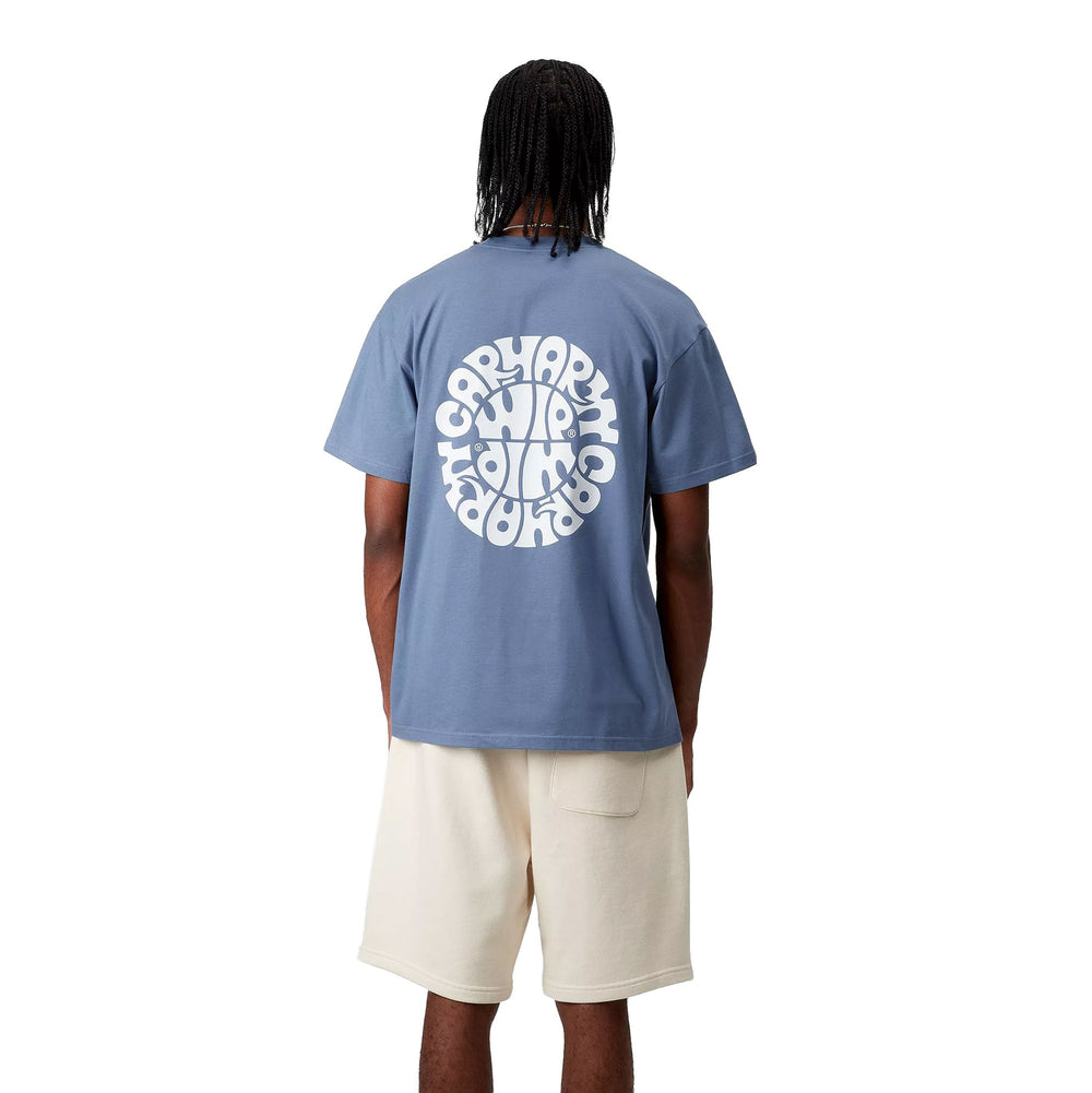 Carhartt WIP S/S Jazzy T-Shirt Blue Iris - Merchant Menswear