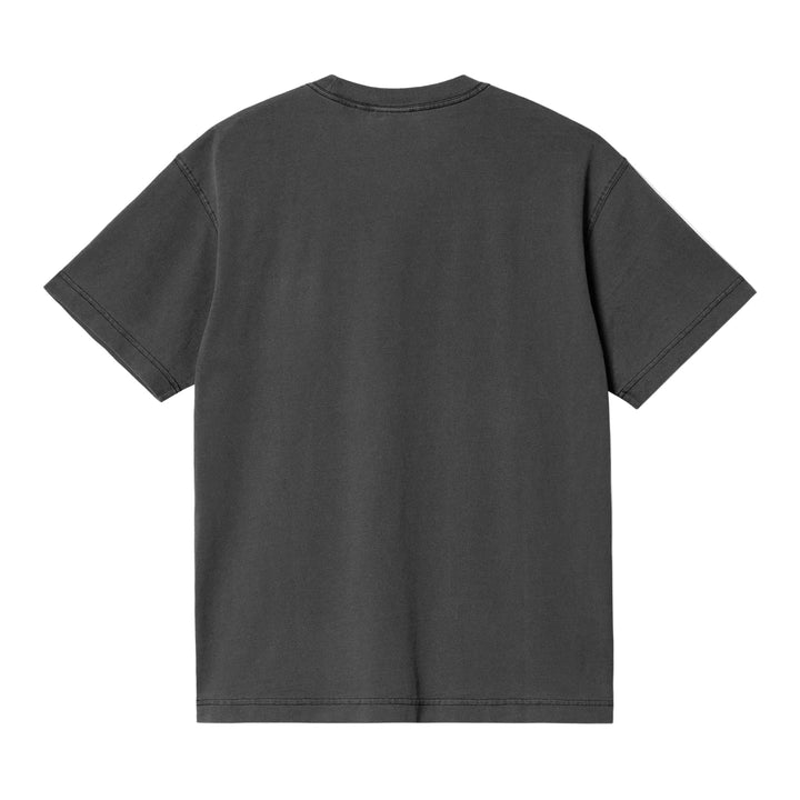 Carhartt WIP S/S Nelson T-Shirt Black Garment Dye - Merchant Menswear
