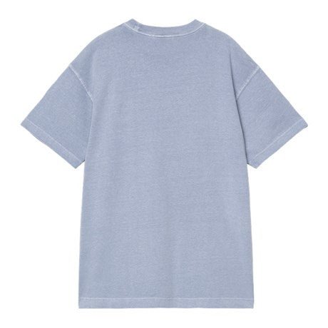 Carhartt WIP S/S Nelson T-Shirt Gentle Blue Garment Dye - Merchant Menswear