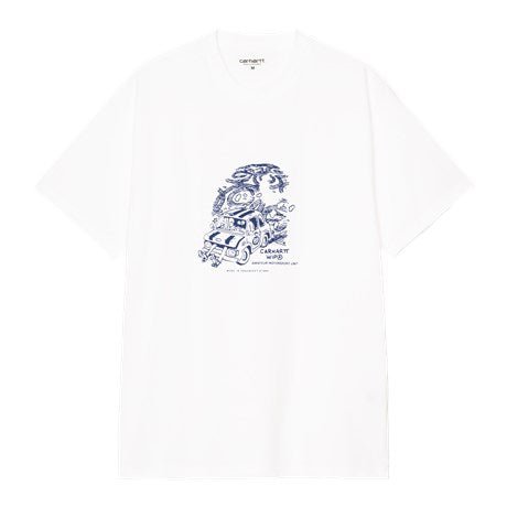 Carhartt WIP S/S Unit T-Shirt White - Merchant Menswear