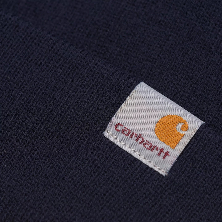 Carhartt WIP stratus Low Hat Dark Navy - Merchant Menswear