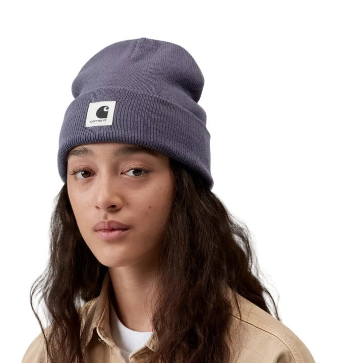 Carhartt WIP W Ashley Beanie Shady Purple - Merchant Menswear