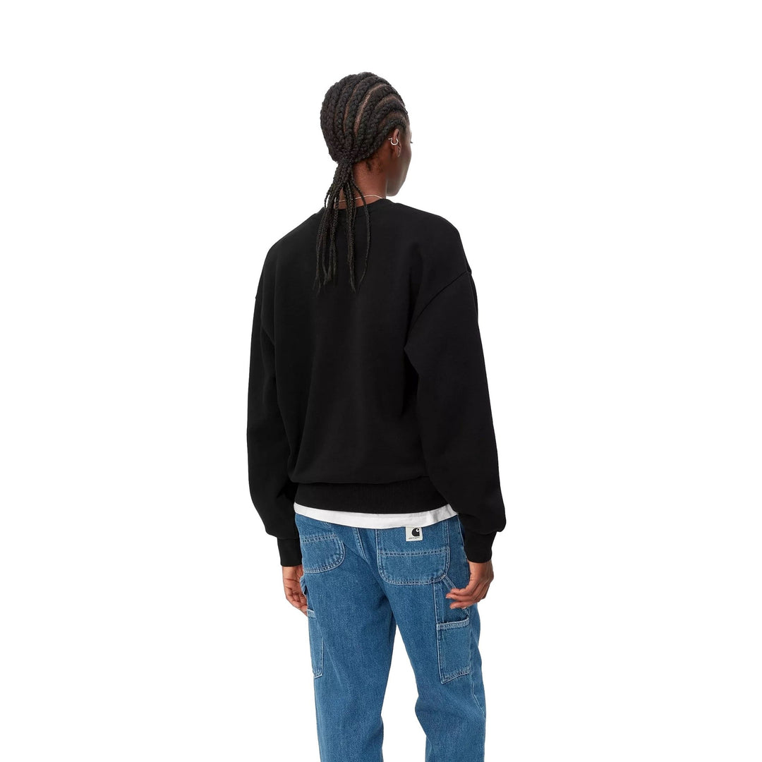 Carhartt WIP Women Casey Sweatshirt Black/Silver - Merchant Menswear