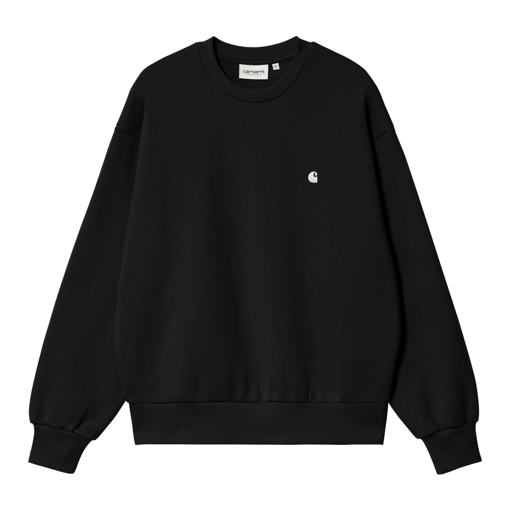 Carhartt WIP Women Casey Sweatshirt Black/Silver - Merchant Menswear