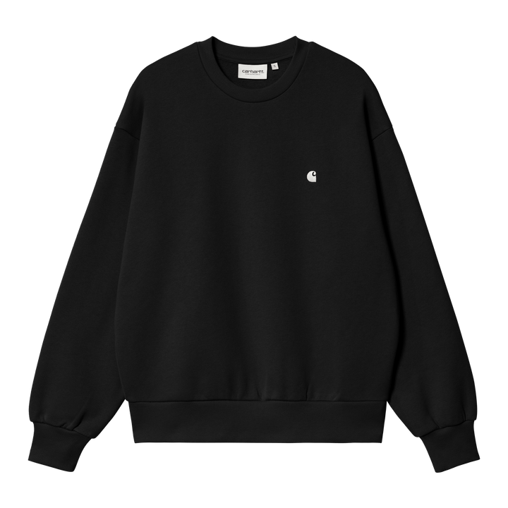 Carhartt WIP Women Casey Sweatshirt Black/Silver - Merchant Menswear