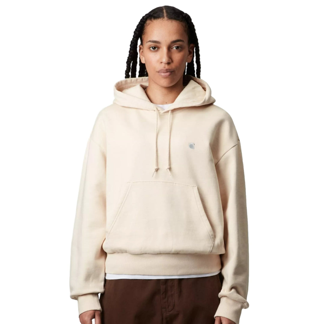 Carhartt WIP Women Hooded Casey Sweatshirt Natural/Silver - Merchant Menswear