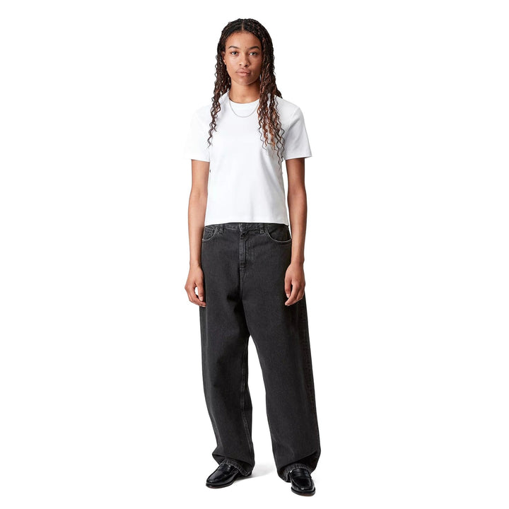 Carhartt WIP Women W Brandon Pant Smith Denim Black Stone Washed - Merchant Menswear