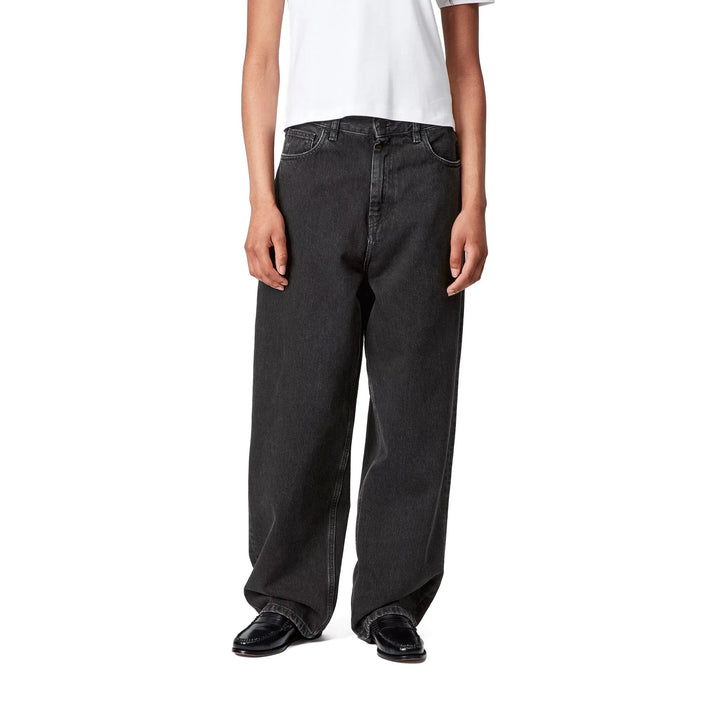 Carhartt WIP Women W Brandon Pant Smith Denim Black Stone Washed - Merchant Menswear
