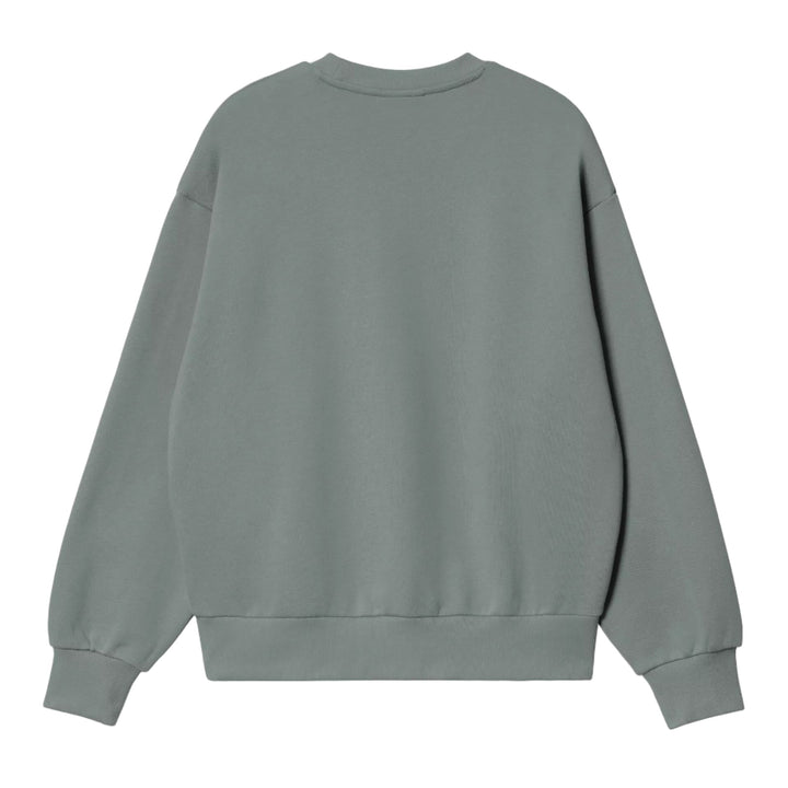 Carhartt WIP Women W Casey Sweatshirt Velvet Green / Silver - Merchant Menswear
