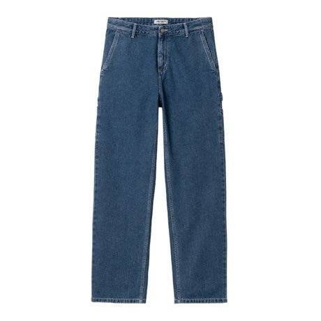 Carhartt WIP Women W" Pierce Pant Blue Stone Washed - Merchant Menswear