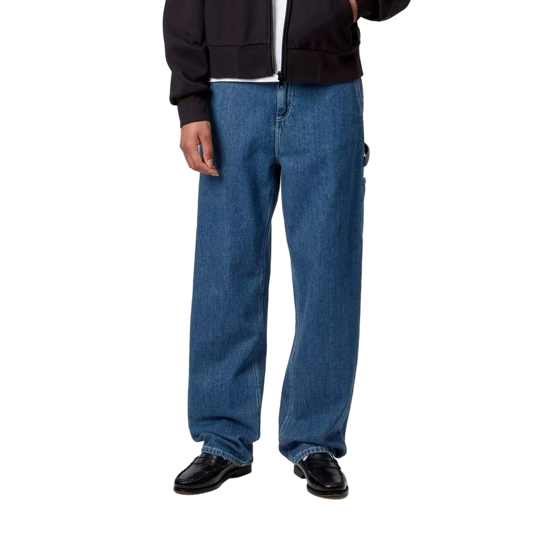 Carhartt WIP Women W" Pierce Pant Blue Stone Washed - Merchant Menswear